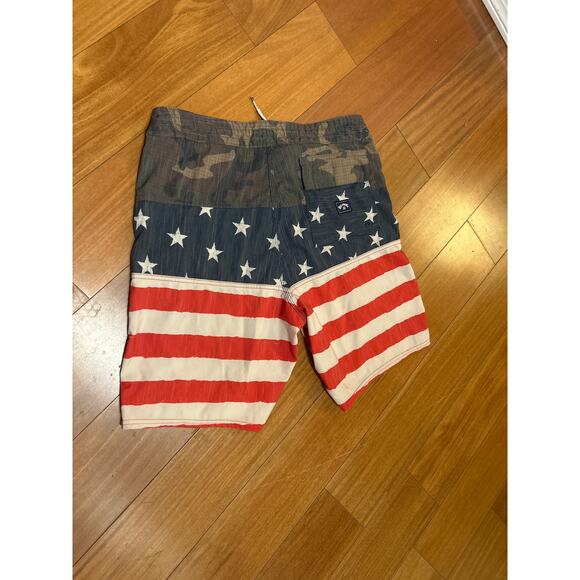 Billabong Camo Flag Swim Trunks - Picture 7 of 10